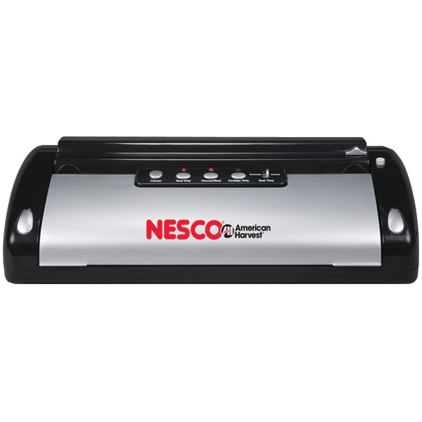 Nesco VS-02 Vacuum Sealer (130-Watt; Black & Silver)