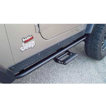 07-16 WRANGLER JK 2DR ROCK RAIL - TEXTURED BLACK