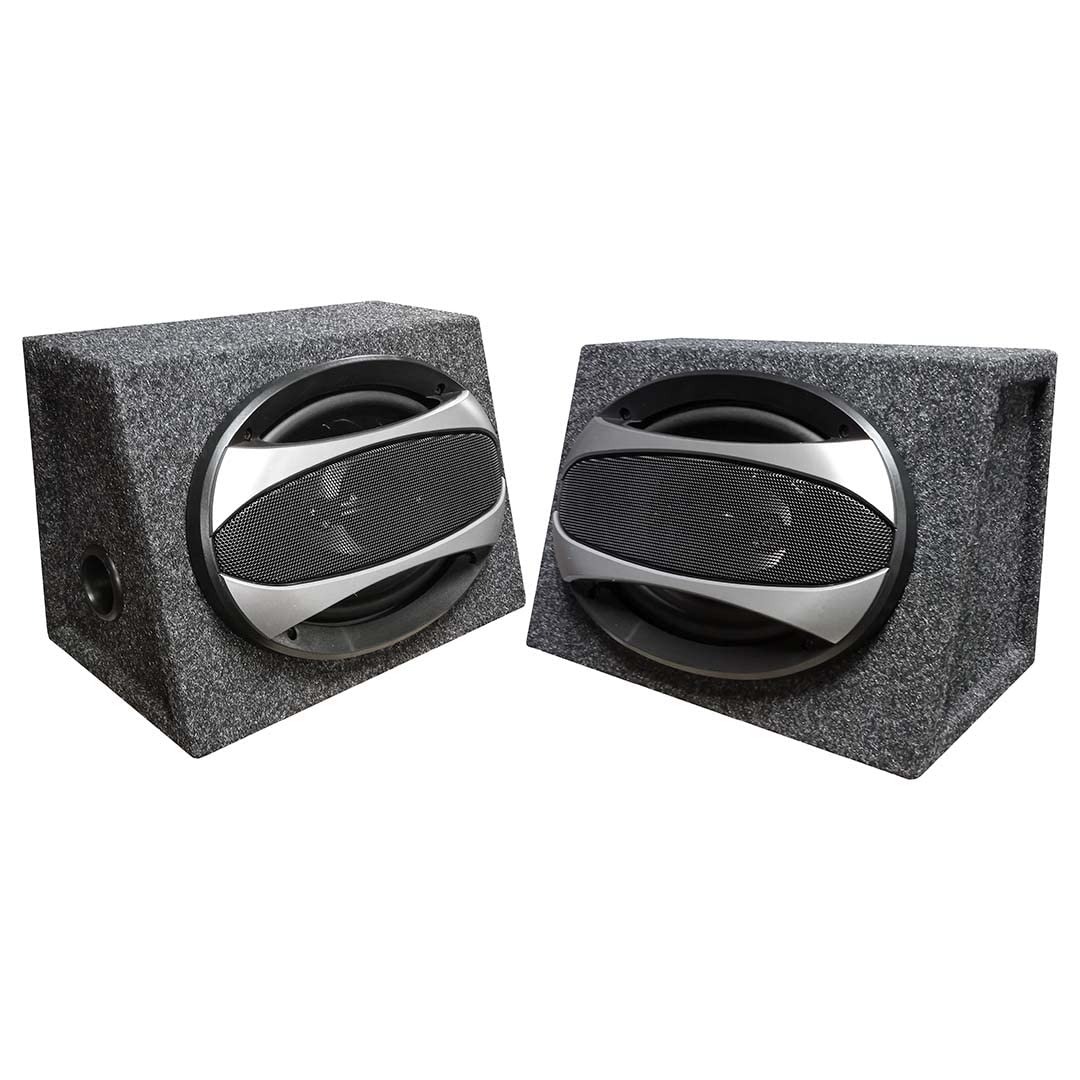 AudioDrift Loaded 6x9" 500 Watt Max 4 Way Single Boxes (Pair)