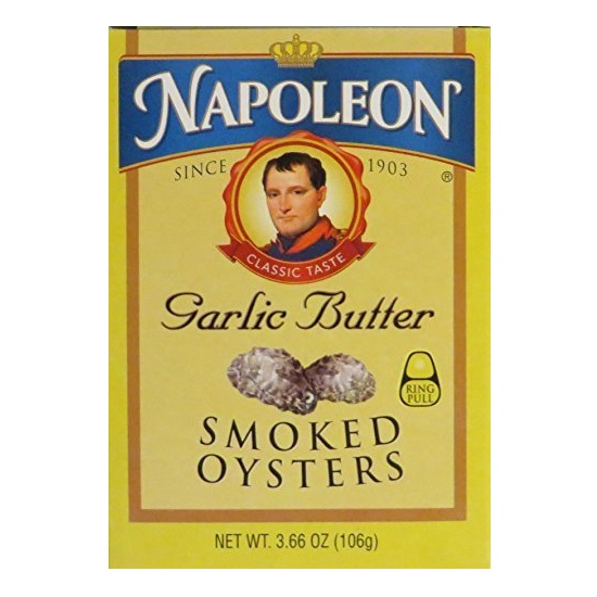 Napoleon Garlic Butter Smoked Oysters (1x3.66 OZ)