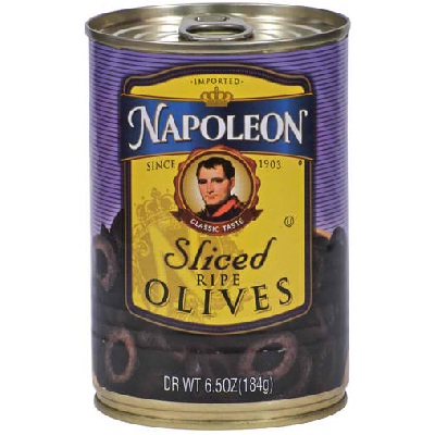 Napoleon Co. Sliced Black Olives (12x6.5OZ )