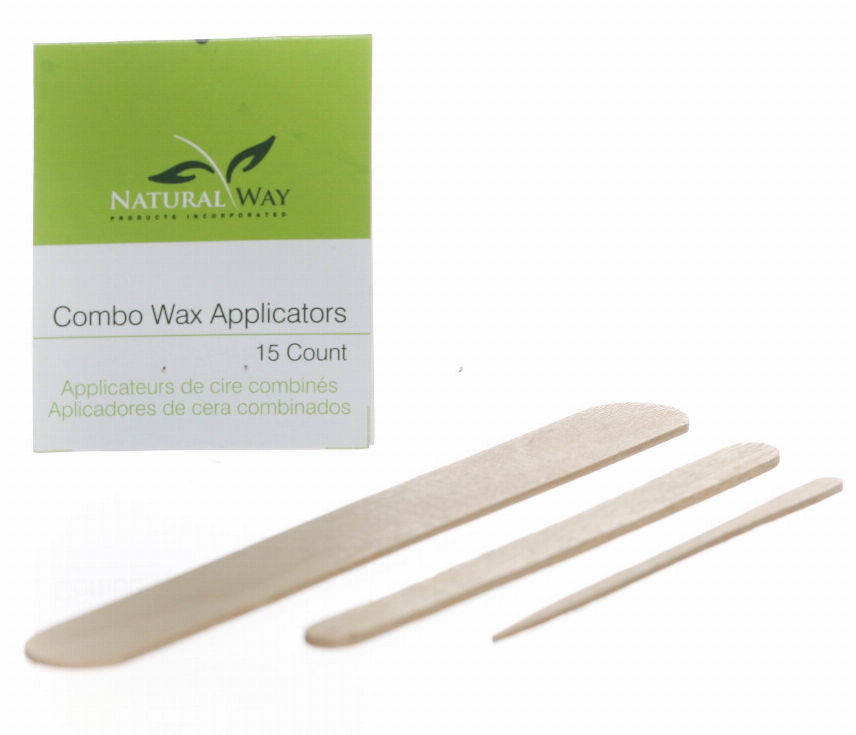 Combined Wax Applicators (5 Eyebrow, 5 Facial, 5 Body)