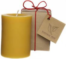 Pure Beeswax Candle - 4"x6"150 hours