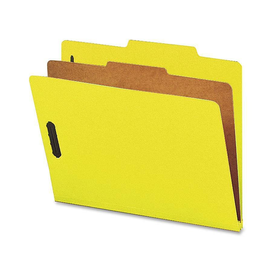 Nature Saver Letter Recycled Classification Folder - 8 1/2" - 2" Expansion - 2" Fastener Capacity for Folder - Top Tab Location 