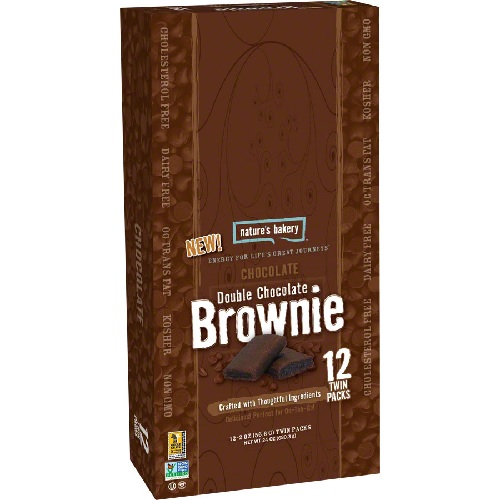 Nature's Bakery Double Chocolate Brownie (12x2 OZ)