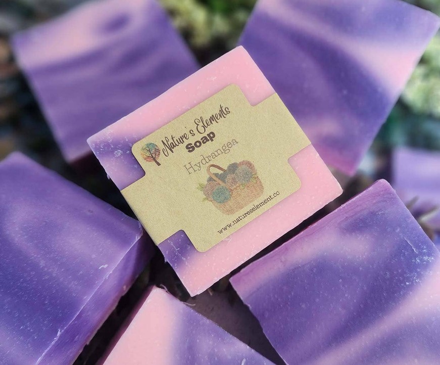 Hydrangea  Handcrafted Soap