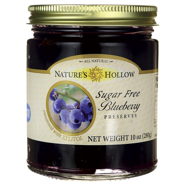 Nature's Hollow Sugar Free Blueberry Preserves (6x10 OZ)