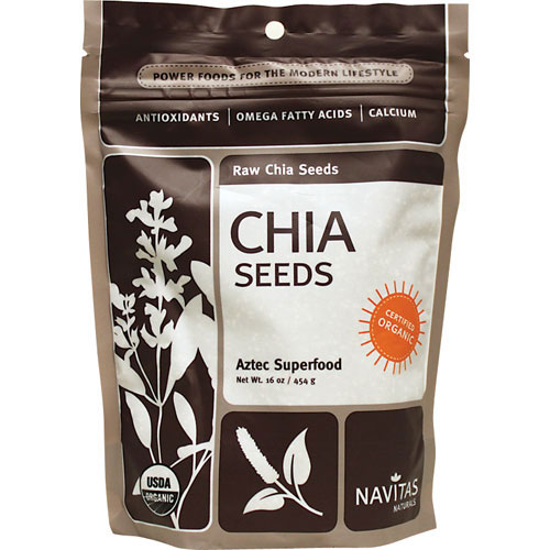 Navitas Naturals Organic Raw Chia Seeds (6x16 OZ)