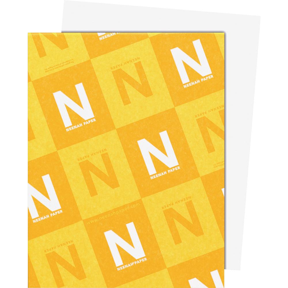 Neenah Capitol Bond Paper - White - 91 Brightness - Letter - 8 1/2" x 11" - 24 lb Basis Weight - Cockle - 500 / Ream - Watermark
