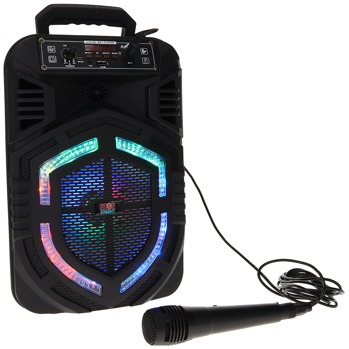 Neon Knight 8 inch Tailgate Bluetooth Speaker Portable Speaker with Microphone NKTG