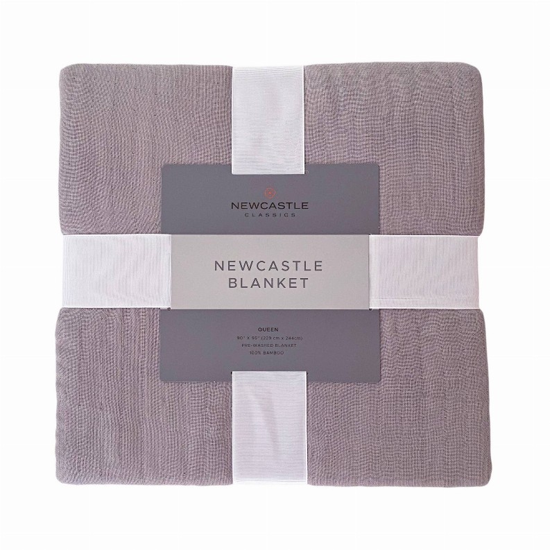 Bamboo Blanket Oversized  King Grey