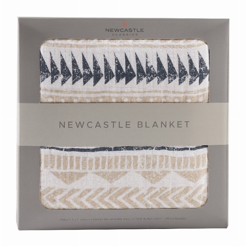 Newcastle Blanket Pyramid Cotton Muslin 