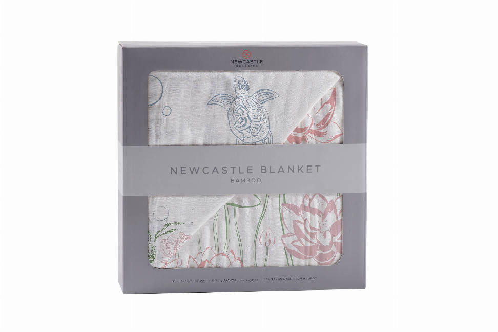 Newcastle Blanket Turtles and Water Lily 