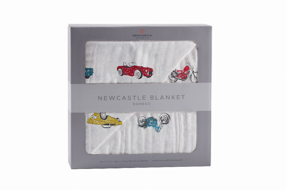 Newcastle Blanket Vintage Muscle Cars and Motorcycles 