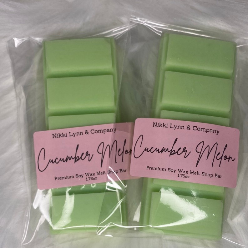 Nikki Lynn & Co. Summer Snap Bars (Pack of 6) - Cucumber + Melon Snap Bar