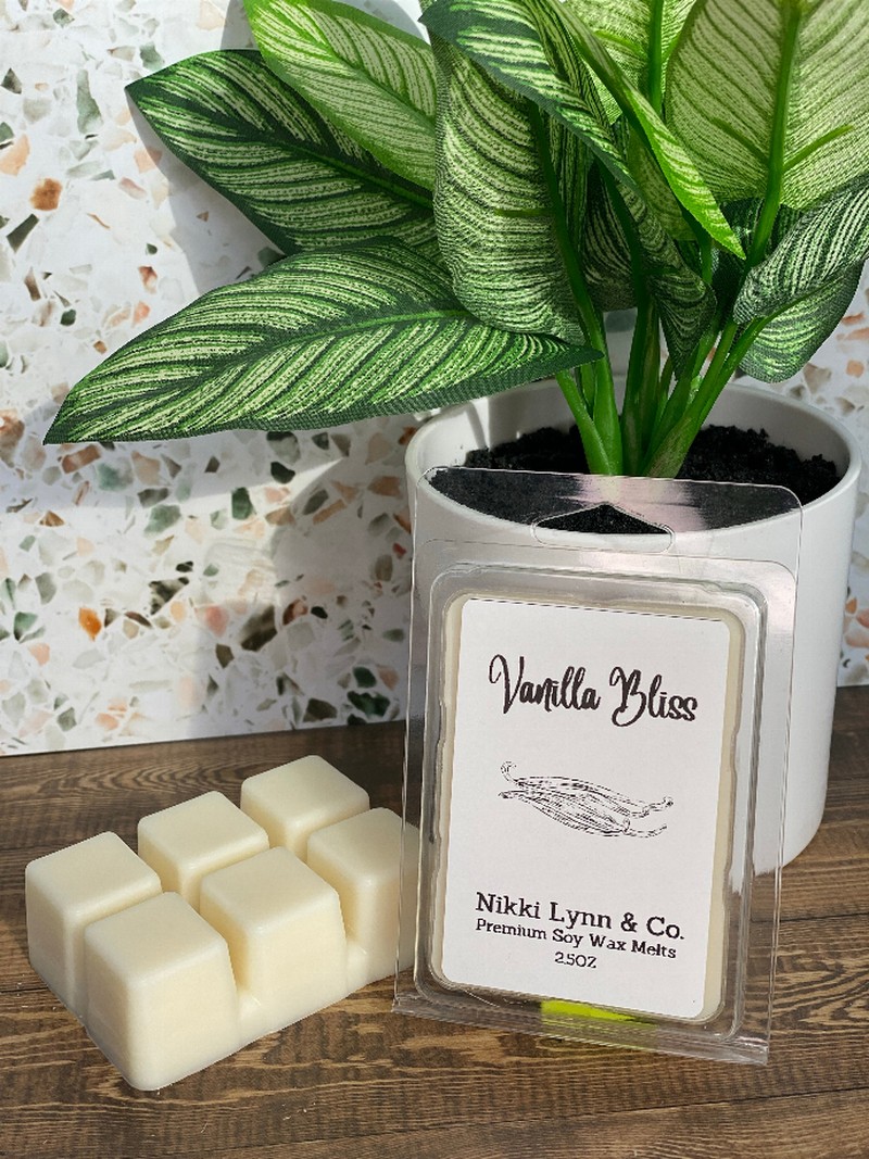 Nikki Lynn & Co. Vanilla Wax Melts (Pack of 6) - Vanilla Bliss