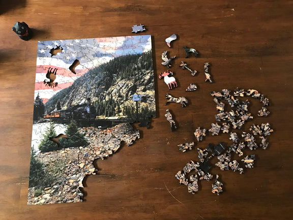 American Heritage Puzzle - Medium - 13" x 17.5"Whimsical