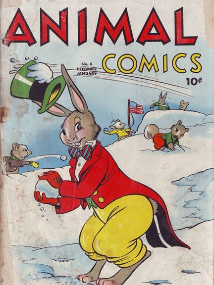 Animal Comics Puzzle - Small - 10" x 13.5"WhimsicalAnimal Comics #6