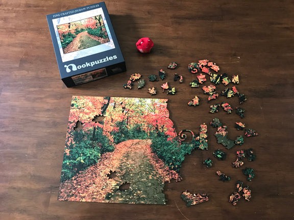 Fall Walk Puzzle - Medium - 13" x 17.5"Whimsical