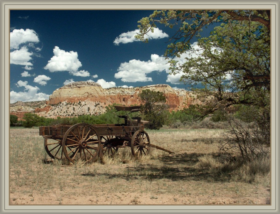 New Mexico Wagon Puzzle - Small - 10" x 13.5"Standard