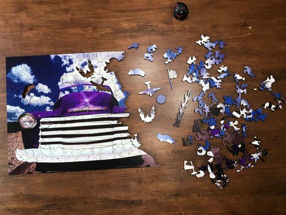 Purple Dreamin Puzzle - Medium - 13" x 17.5"Whimsical
