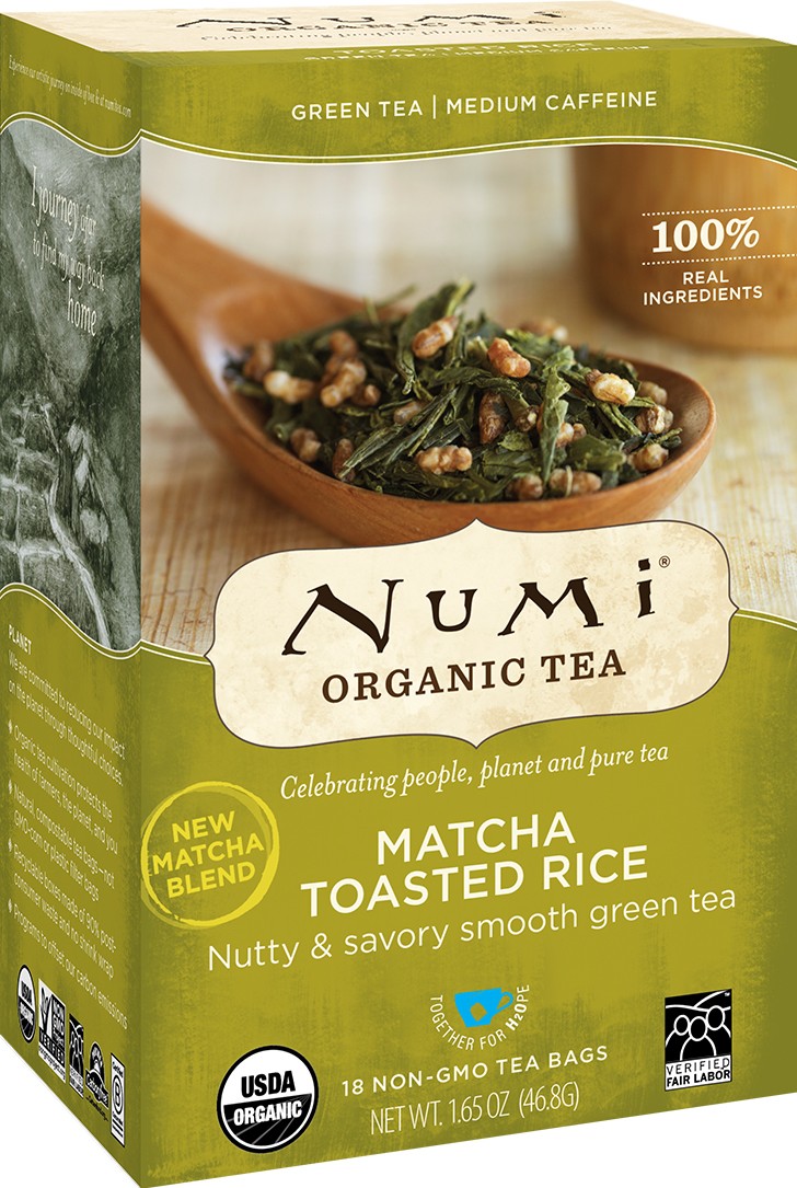 Numi Tea Toasted Rice Green Tea (6x16 Bag)