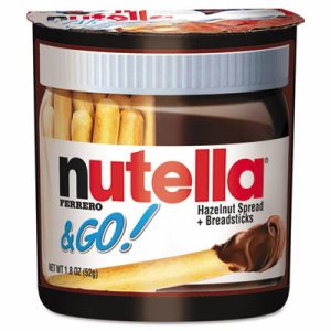 Nutella Nutella & GO Hazelnut Spread & Breadsticks - 1.23 oz - 12 / Box