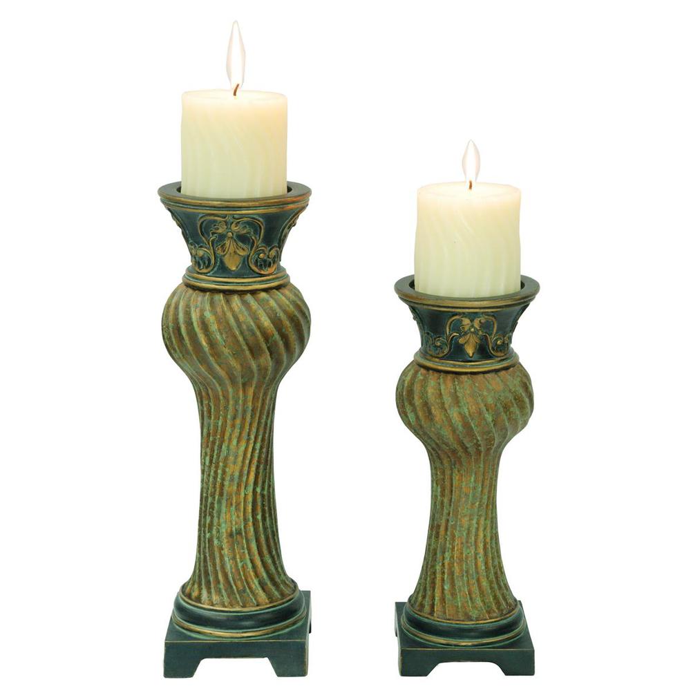 14"/11" Candleholder Set (Set Of 2)