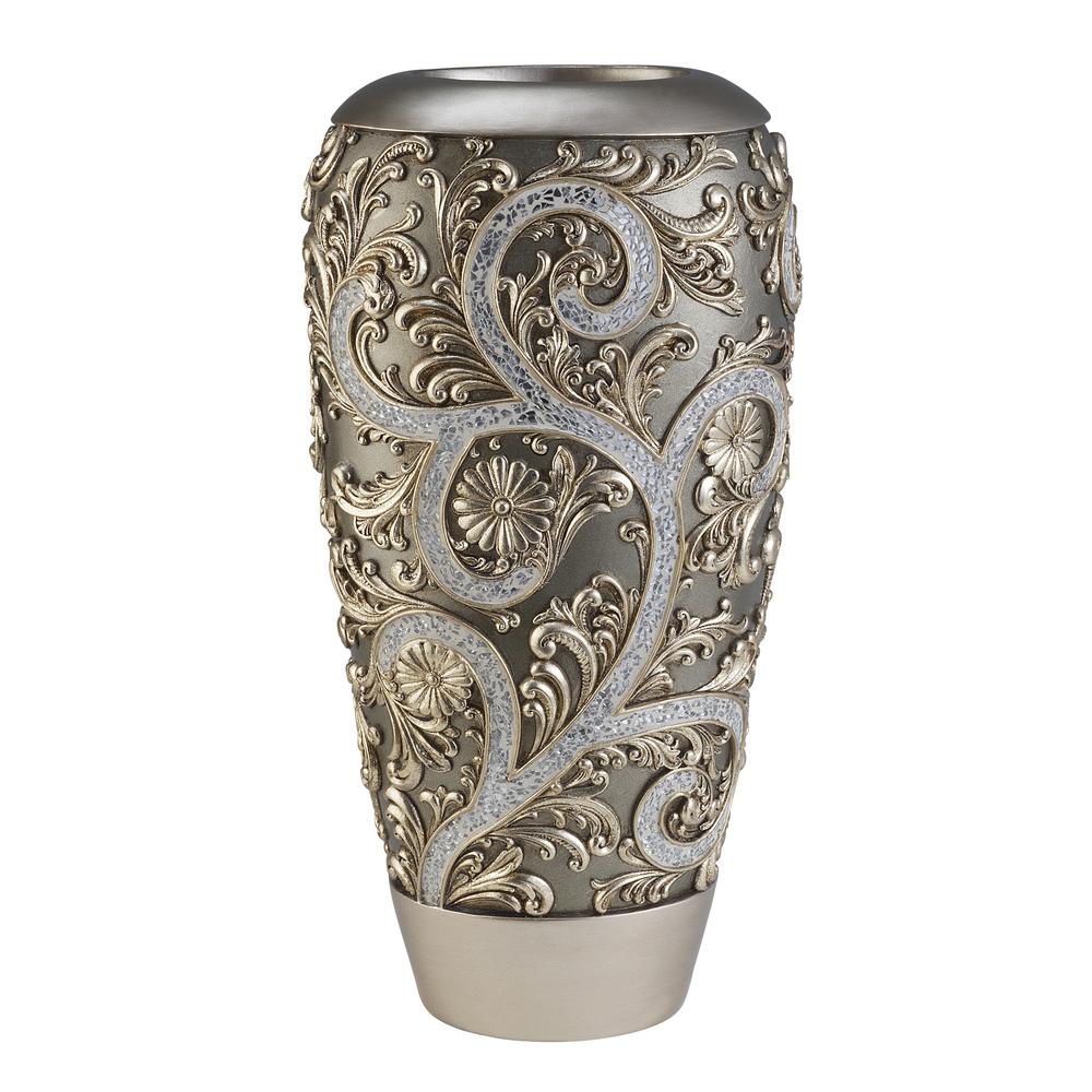 Silver Vine Vase
