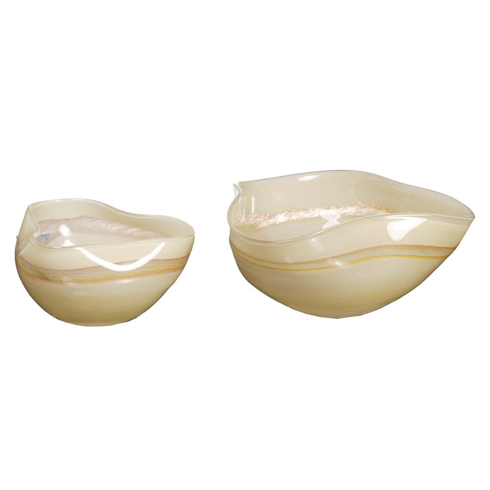 Glass Fruit Bowl Set