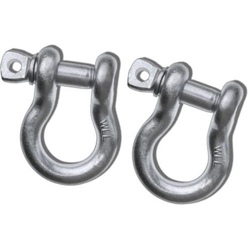 5/8 inch UTV D-SHACKLES - GALVANIZED (PAIR) (UTV RECOVERY)