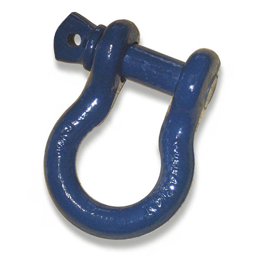 Powder-coated 3/4 inch Jeep D-Shackle - SAPPHIRE BLUE (SINGLE)