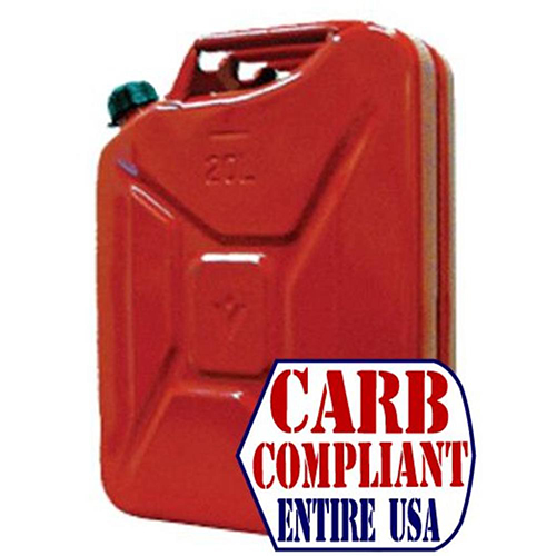 CLASSIC 5 Gallon Steel Jerry can GAS - NATO Dimensions (DOT, CARB and EPA approved for all 50 states)