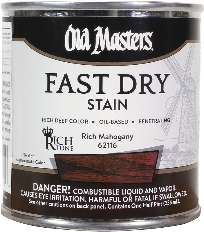 62116 Half Pint Rich Mahogany Fast Dry