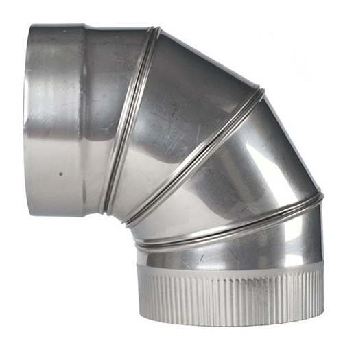 EL304-7-90 - 7" Rhino Rigid, 304L Stainless, 90 Degree Adjustable Elbow 