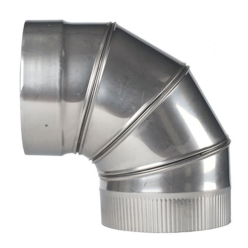 NUC - 7" Rhino Rigid, 316L Stainless, 90 Degree Adjustable Elbow - EL316-7-90