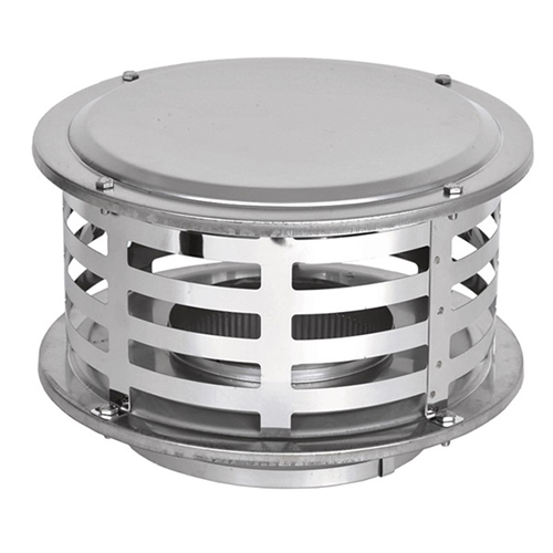 VA316-C07 - 7" Ventis Class-A All Fuel Chimney, 316L Stainless Standard Rain Cap