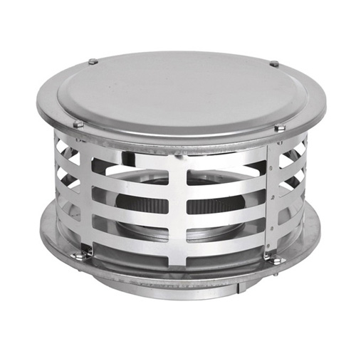 VA-CO07 - 7" Ventis Class-A All Fuel Chimney, 430 Stainless Wide Open Style Rain Cap