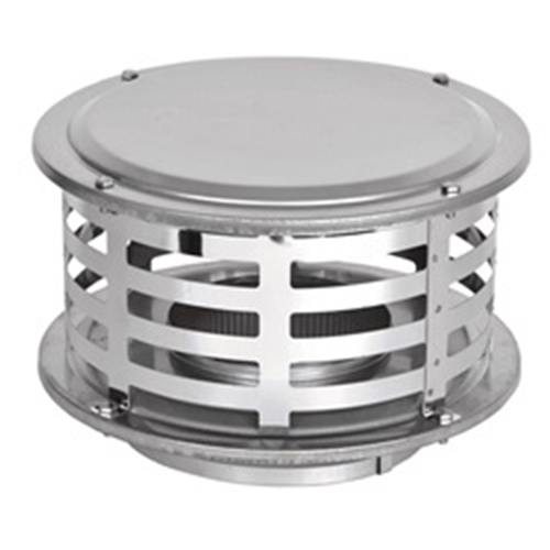 VA-CPEC06 - 6" Ventis Class-A All Fuel Chimney, 316L Stainless Pipe End Cap