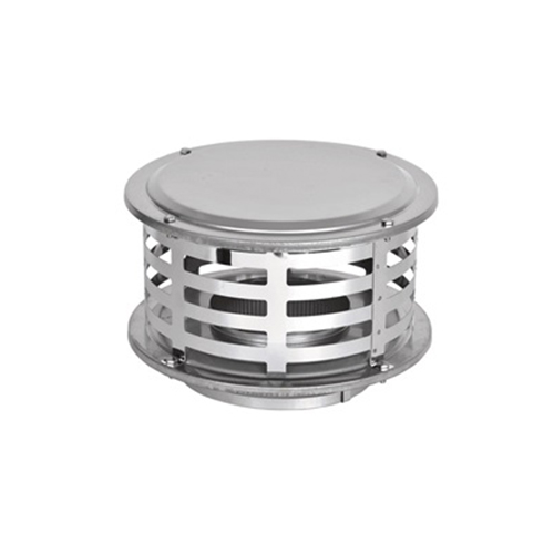 VA-CPEC08 - 8" Ventis Class-A All Fuel Chimney, 316L Stainless Pipe End Cap