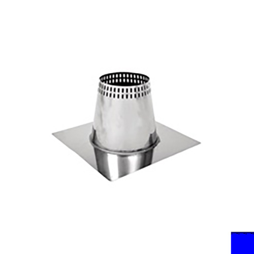 ZVA-F0812 - 8" Ventis Class-A Vented Flashing 7/12 To 12/12 Pitch, Galvanized, (Flashing Only)