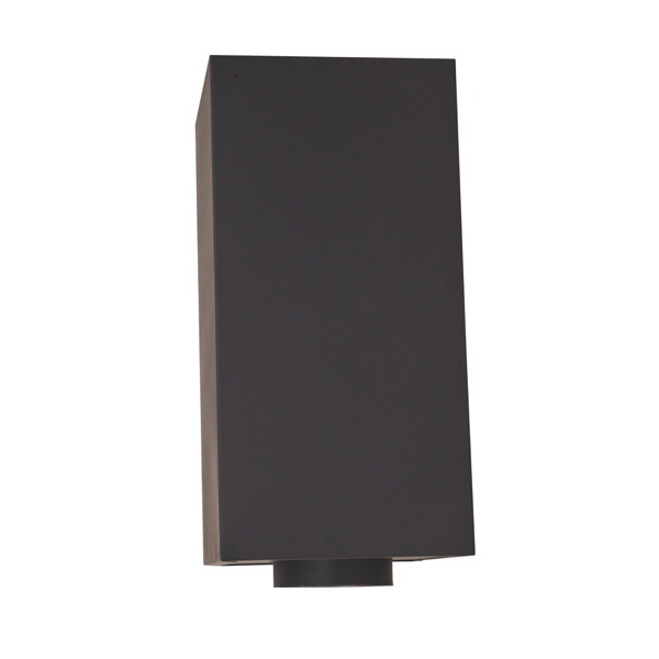 VA-CCS2405 - 5" Ventis Class-A All Fuel Chimney, Painted Black, 24" Tall Square Ceiling Support