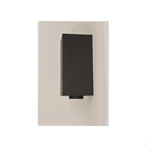 VA-CCSEXT2406 - 6" Ventis Class-A All Fuel Chimney, Painted Black, 24" Tall Extension Long Square Ceiling Support