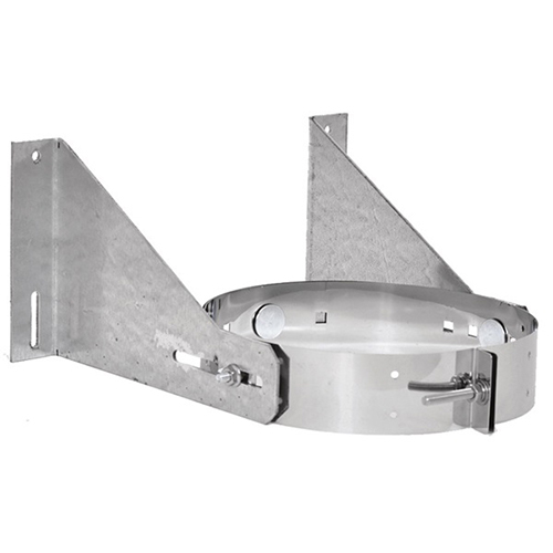 VA-WS58 - 5"-8" Ventis Class-A All Fuel Chimney, Galvanized, Standard Wall Support