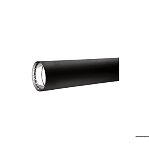 VDB0724 - 7" X 24" Ventis Double-Wall Black Stove Pipe 430 Inner/Satin Coat Steel Outer