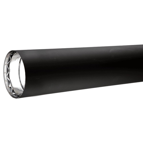 VDB0806 - 8" X 6" Ventis Double-Wall Black Stove Pipe 430 Inner/Satin Coat Steel Outer