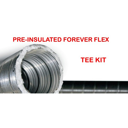 K5T630PI-S - 6" X 30' Premium Pre-Insulated Forever Flex Tee Kit (316Ti)