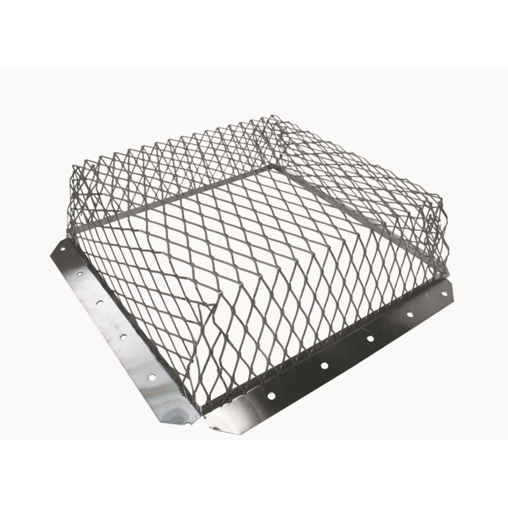 SSAG16X16 - 16"X16" Stainless Animal Guard Roof Mount 5" High