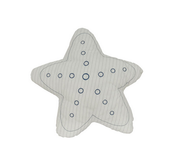 Anne Home - White Star-Shaped Pillow