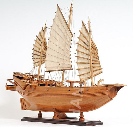 Bruce Lee Movie-Inspired "Chinese Junk" Model Ship